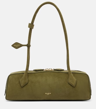 Schultertasche Le Teckel Medium aus Veloursleder | Alaïa