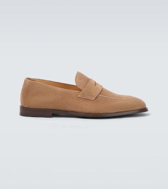 Loafers aus Veloursleder | Brunello Cucinelli
