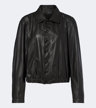 Veste blouson en cuir | Lemaire