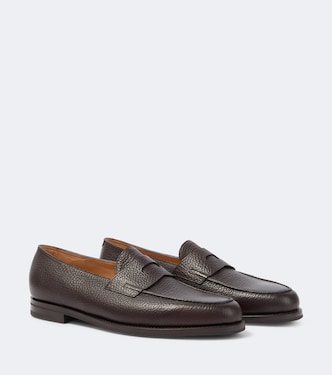 Leather penny loafers | John Lobb