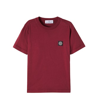 Compass cotton jersey T-shirt | Stone Island Junior