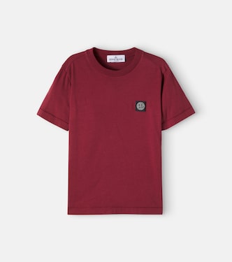 Compass cotton jersey T-shirt | Stone Island Junior