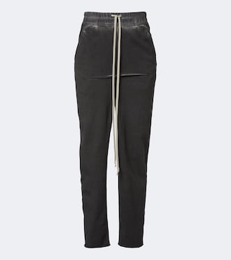 DRKSHDW Sliced Pillar cotton midi skirt  | Rick Owens