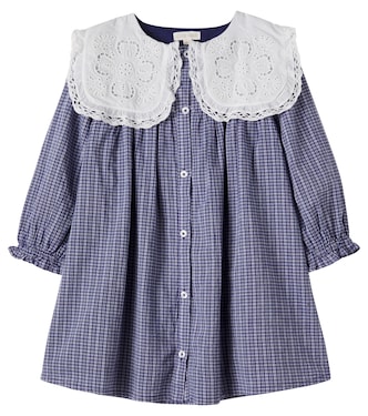 Hyacinthe checked cotton dress | Louise Misha