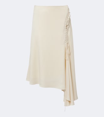 Asymmetric midi skirt | McQueen