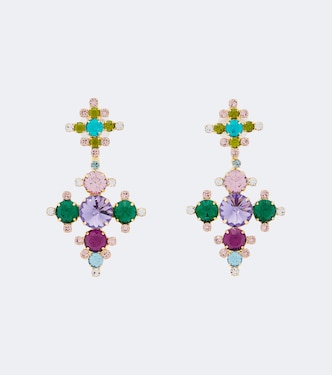 Jovanny embellished gold-plated earrings | Jennifer Behr