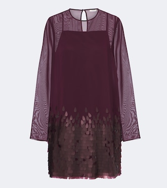 Cheryl sequined chiffon minidress | Joseph