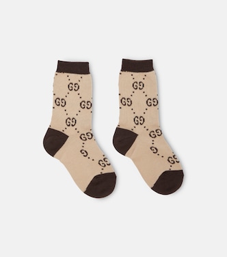 Baby GG cotton-blend socks | Gucci Kids