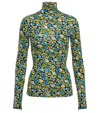 Floral mockneck top | Victoria Beckham