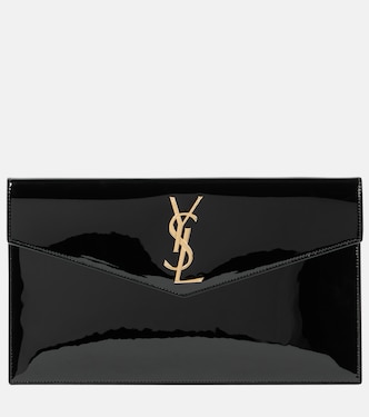 Uptown patent leather clutch | Saint Laurent