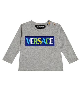 Baby Longsleeve aus Baumwoll-Jersey | Versace Kids