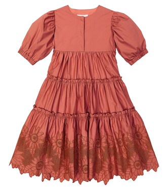 Christina embroidered cotton dress | C'era Una Volta