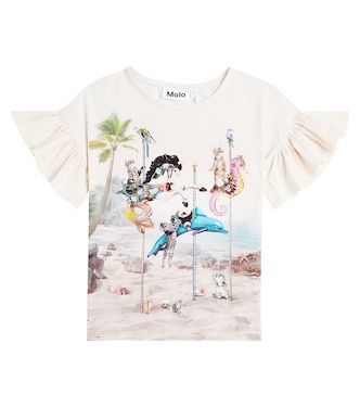 Rayah printed cotton-blend top | Molo