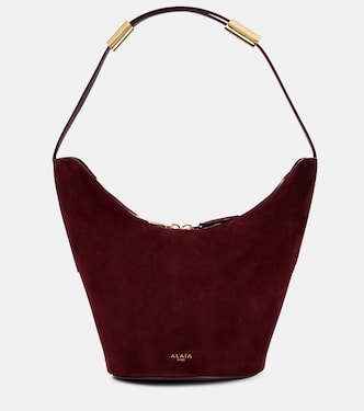 Secchiello Shape Small in suede e pelle | Alaïa