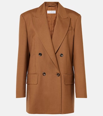 Palanca wool and silk-blend blazer | Max Mara