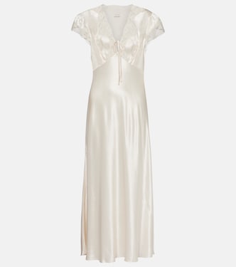 Bridal Amari satin gown | Rixo