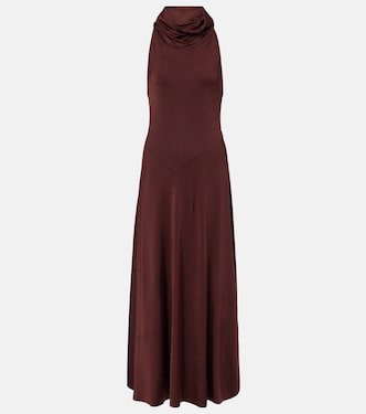Hooded jersey midi dress | Victoria Beckham