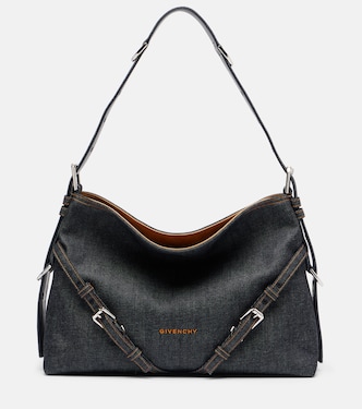 Voyou Medium denim shoulder bag | Givenchy