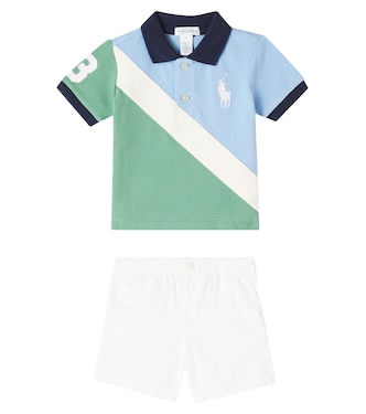 Baby Set aus Polohemd und Shorts aus Baumwolle | Polo Ralph Lauren Kids