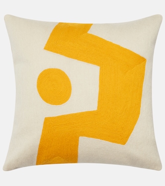 Ojai Path wool and cotton cushion | Jonathan Adler