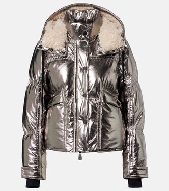 Calaque metallic-effect down ski jacket | Moncler Grenoble
