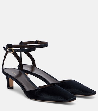 Carla 45 velvet pumps | The Row