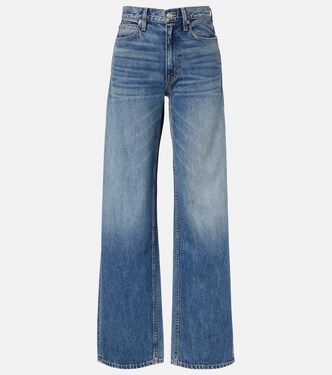 Cassie faded wide-leg jeans | Slvrlake