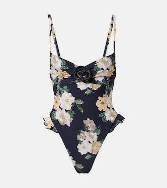 Liz floral ruffled swimsuit | Montce