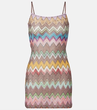 Zigzag lamé minidress | Missoni