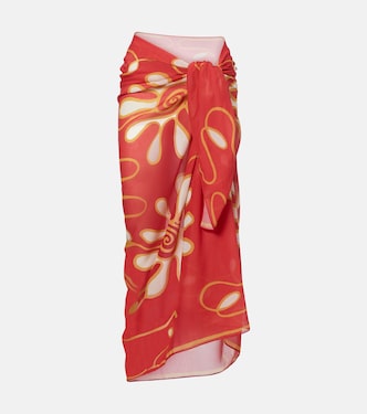Luana printed beach cover-up | Cala de la Cruz