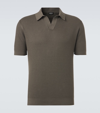 Knitted cotton polo shirt | Zegna