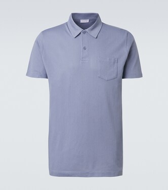 Riviera cotton polo shirt | Sunspel