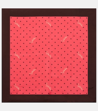 Printed silk twill scarf | Valentino