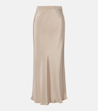 Silk satin slip skirt | Max Mara