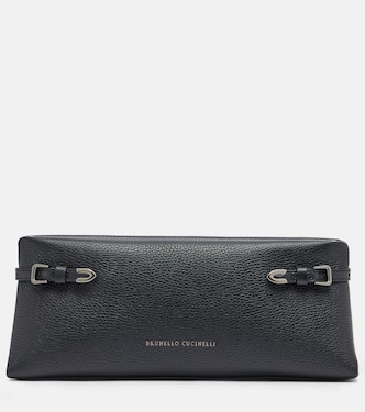 Small leather clutch | Brunello Cucinelli