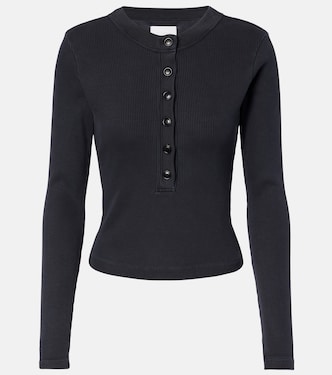 Varra ribbed-knit jersey Henley shirt | Citizens of Humanity