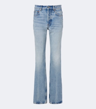 Nico distressed straight jeans | Saint Laurent