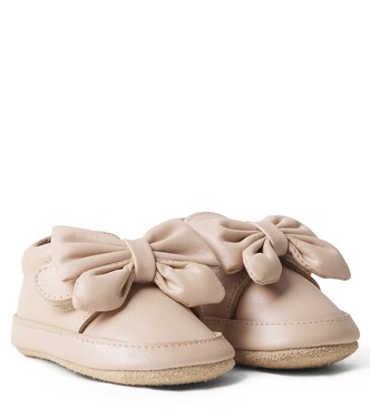 Baby Schuhe Mileau aus Metallic-Leder | Donsje