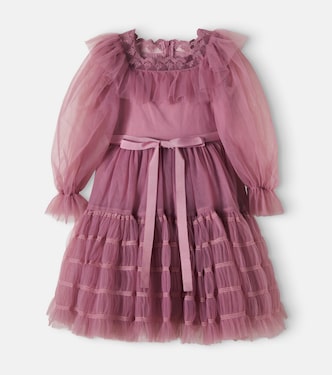 Ruffled tiered tulle dress | Petite Amalie  
