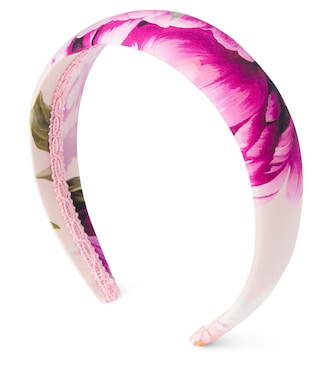 Floral cotton headband | Dolce&Gabbana Kids