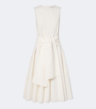 Cotton cloqué midi dress | JW Anderson