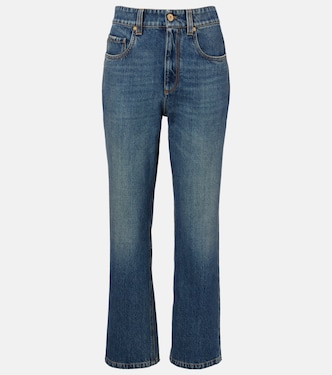 Cropped straight jeans | Brunello Cucinelli