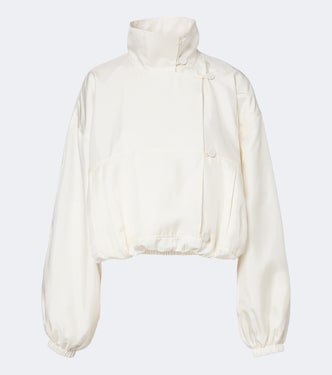 Silk blouson jacket | Róhe