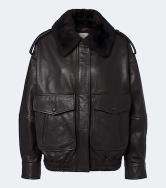Russo leather bomber jacket | Loulou de Saison