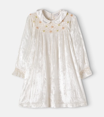 Harriet embroidered chenille dress | Bebe Organic