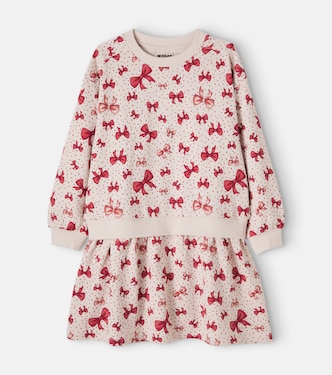 Bedrucktes Sweatshirt-Kleid Maggie aus Baumwolle | Wheat