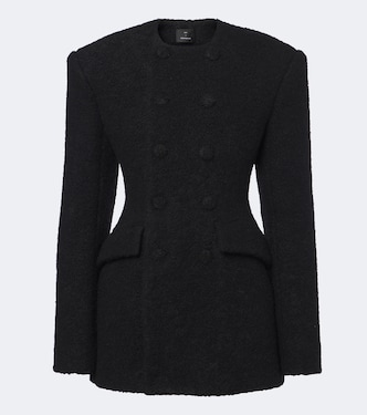 Alpaca and wool-blend bouclé blazer dress | Wardrobe.NYC