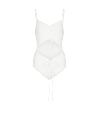 Cutout ruched swimsuit | Christopher Esber