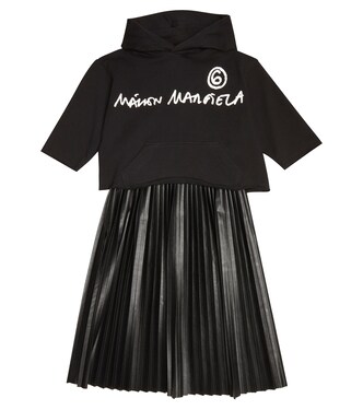 Logo hoodie dress | MM6 Maison Margiela Kids