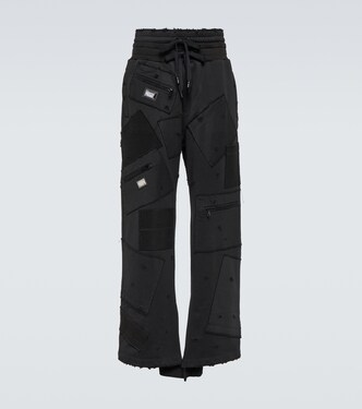 Logo tag jersey jogging pants  | Dolce&Gabbana